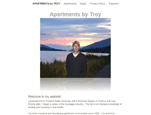 Tablet Screenshot of apartmentsbytroy.com
